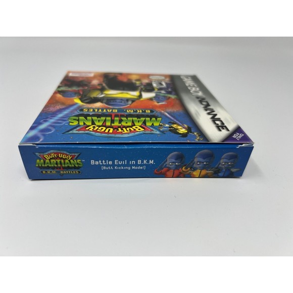 Butt-Ugly Martians B.K.M. Battles (Nintendo Game Boy Advance, 2002) COMPLETE BOX - Picture 6 of 10